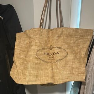 Prada Beige Tote Bag